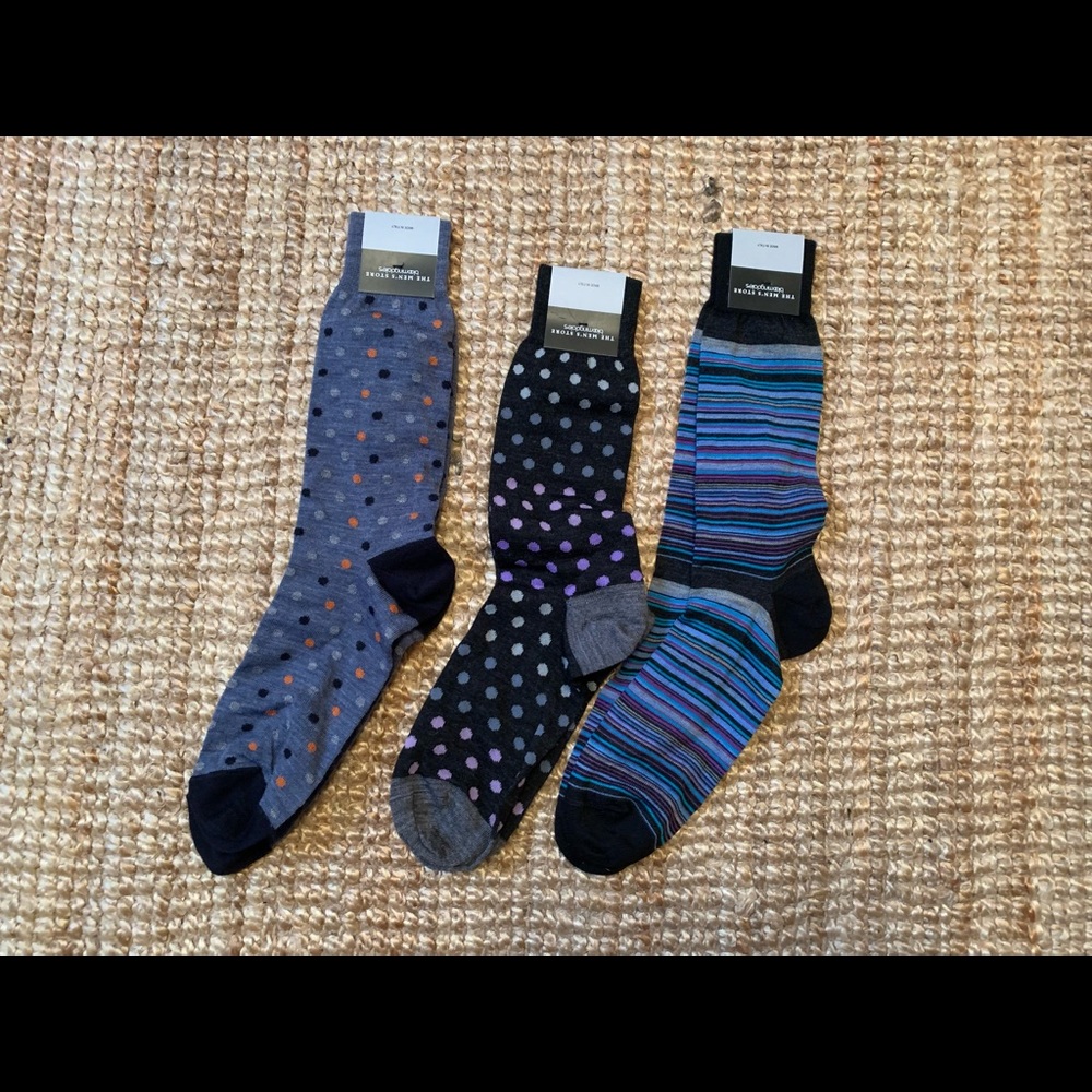 Three (3) Pairs of Men’s socks